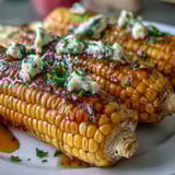 Juicy, tender microwave corn on the cob with bright yellow kernels, ready in just 5 minutes for a quick summer side dish.