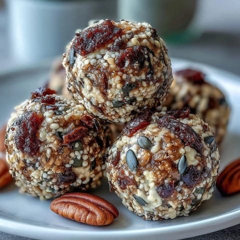 Nut-free energy balls with oats and honey, packed with sunflower seeds and mini chocolate chips for a wholesome, chewy snack.
