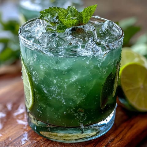 Cinco de Mayo Margarita Mocktail with Lime and Salt Rim, served over ice with a vibrant salted rim and fresh lime garnish