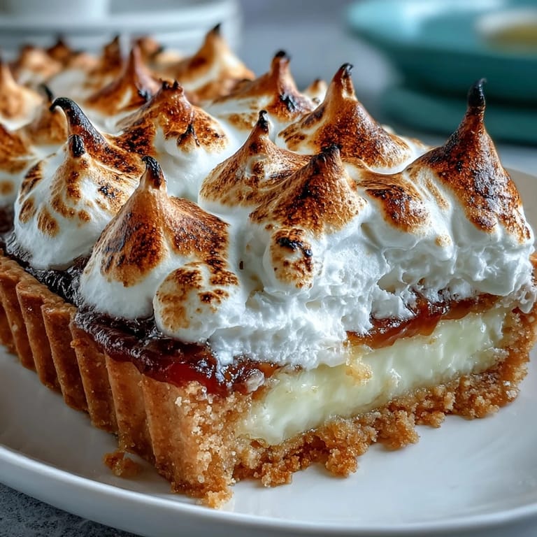 Homemade Lemon Meringue Pie with a golden flaky crust and toasted meringue topping, perfect for a classic American dessert.