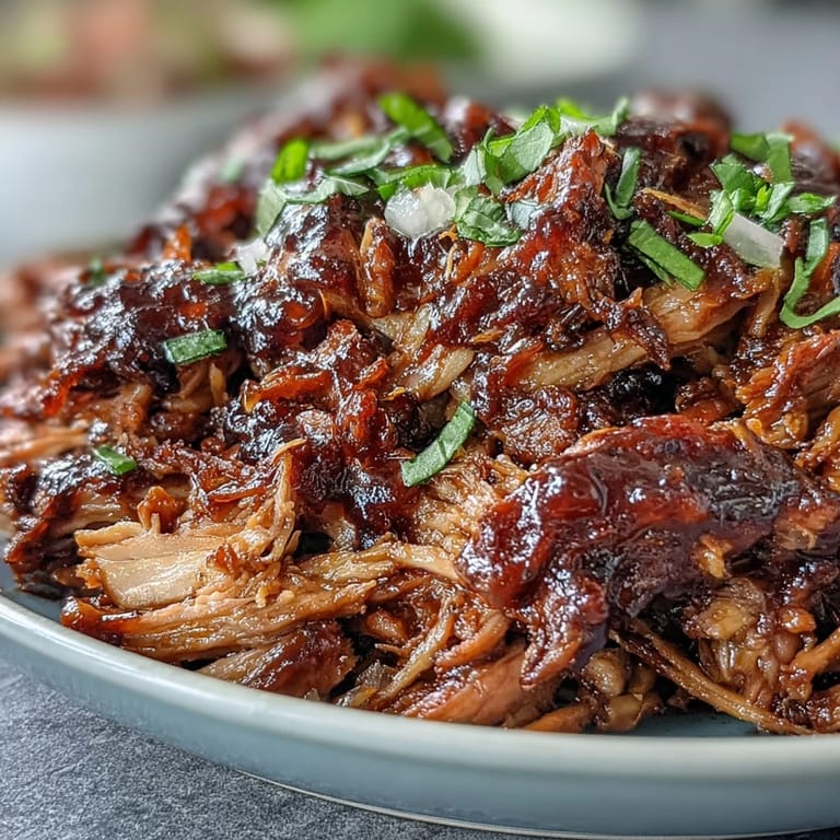 Celebrate with this flavorful Juneteenth BBQ Pulled Pork served family-style, loaded with slaw.